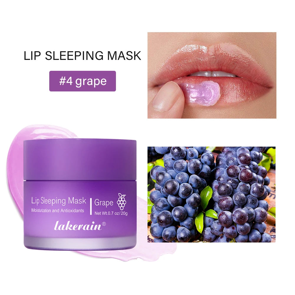 Dual-Color Lip Balm Reduce Fine Lines Nourishing And Hydrating Dry Cracked Lip Skin Care Vitamin C Blueberry Lip Mask Overnight
