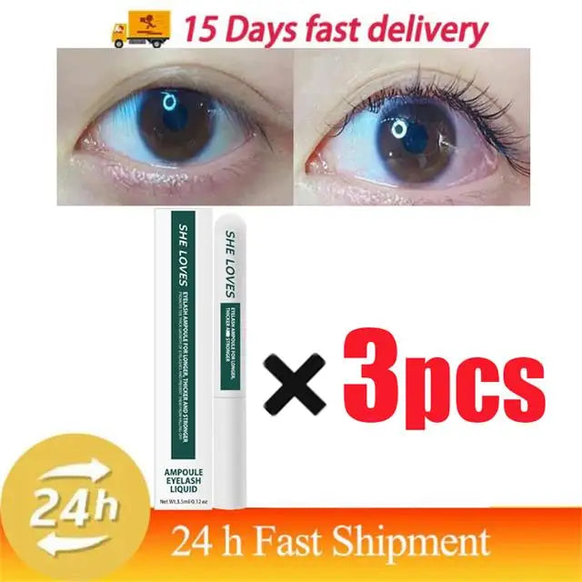 7 Days Eyelash Enhancer Treatment Eyelash Growth Serum Powerful Lengthening Thicker Lashes Natural Curling Lash Lifting Care