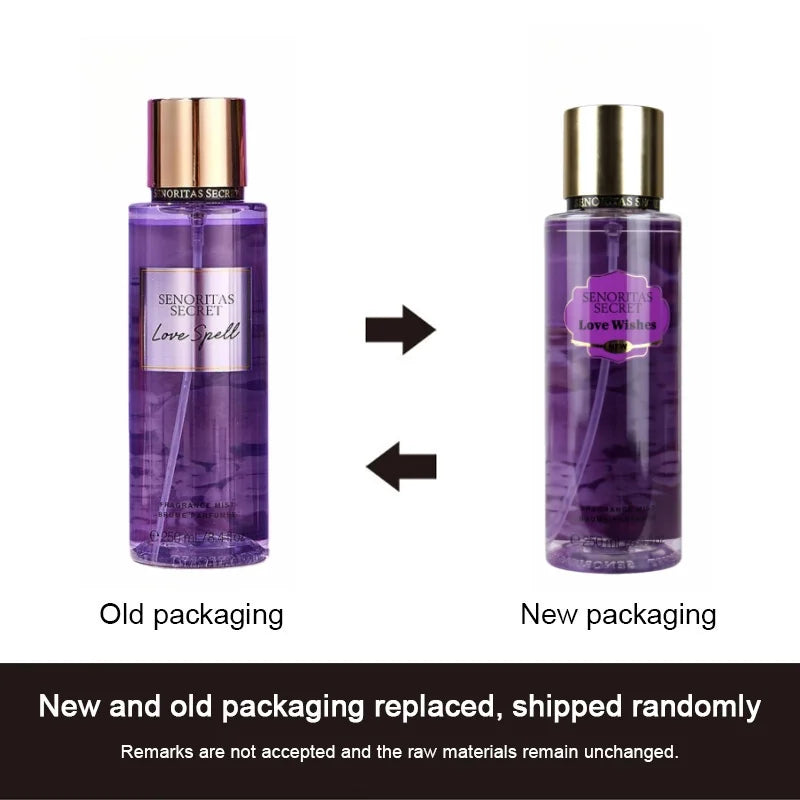 Women's Charm Secret Perfume Lasting Fresh Vitality Confident Body Perfume Spray Victoria Fruity Pheromone Eau De Toilette 250ml