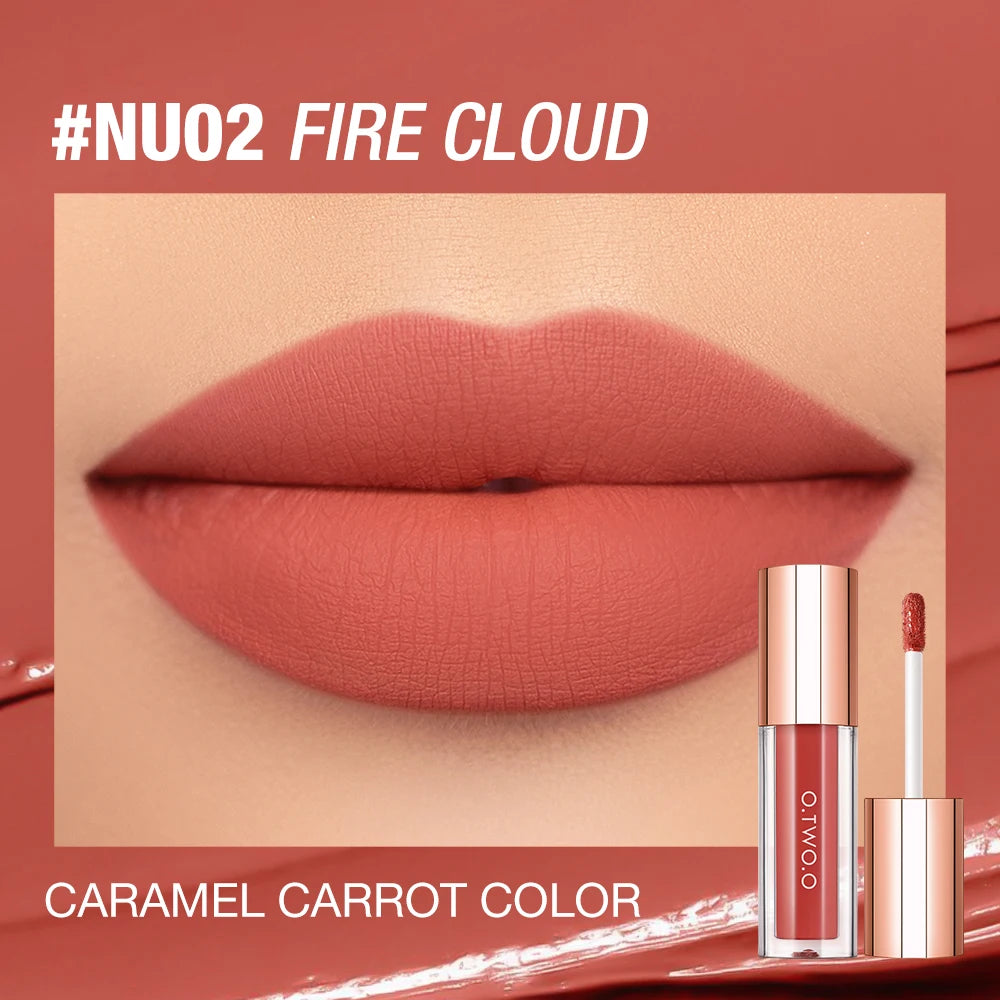 Velvet Matte Lipstick Ultra Pigmented Long Lasting Waterproof Lip Gloss Smudge Proof Non Sticky Hydrating Lip Stain