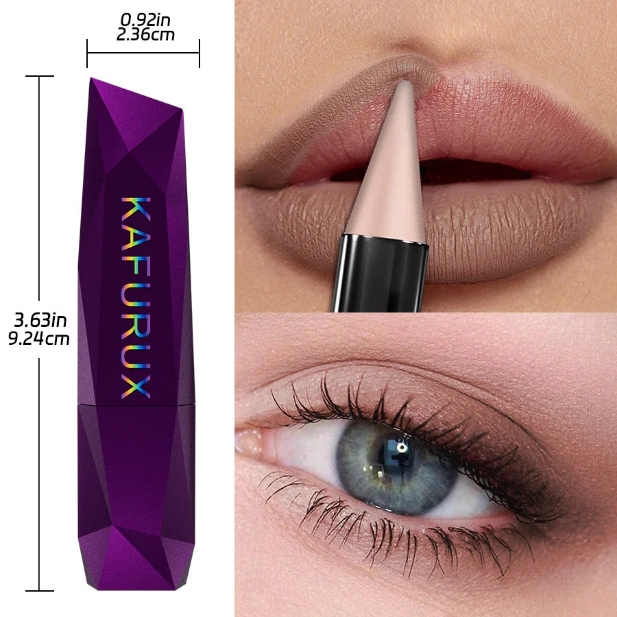 1-PCS Matte Lipstick – Non-Fading Brown Lipliner Pen, Contour Tint, Long-Lasting Waterproof Lip Makeup
