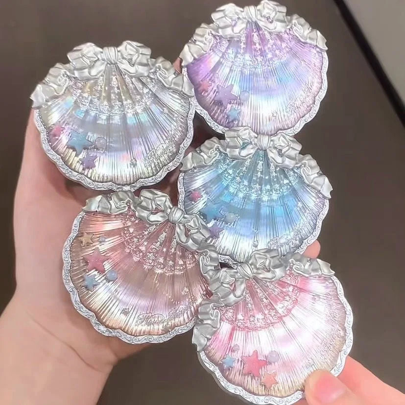 Flower Knows Shells Jewel Makeup Set for Women - Eyeshadow Blush Lip Glaze Full Kit - Gift Set