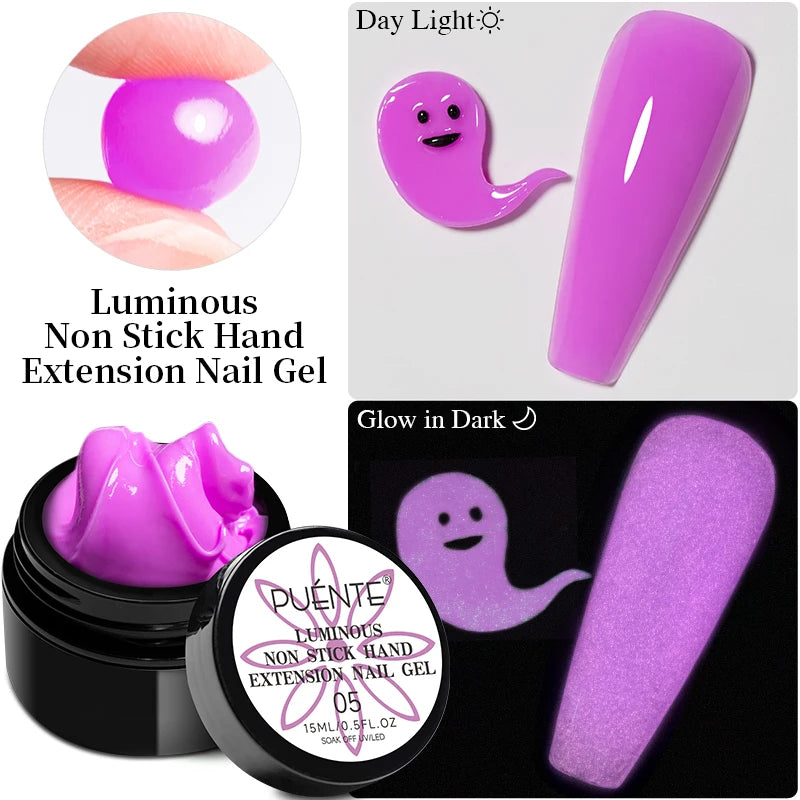 PUENTE 15ML Vitamin E Base Coat Gel Nail Polish For Soft Thin Breaking Nails Strengthen Soak Off UV Gel Varnish For Nail Care