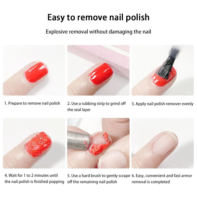 Magic Fast Nail Gel Polish Remover Clean UV Soak Off Semi Permanent Varnish Nail Art Removal Tools Manicure Cleaning Agent 15ml