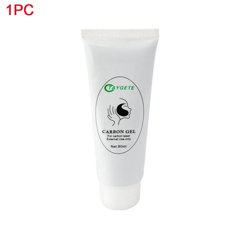 Black Gel Mask For ND YAG Laser Skin Peeling Carbon Cream Rejuvenation Whitening Facial Moisturizing Peel Deep Cleaning 80ML/PCS