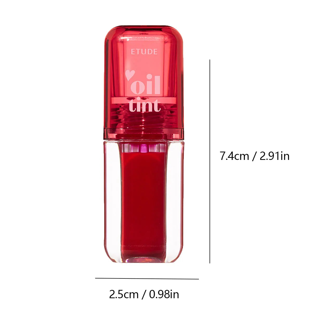 [ClearanceSale] ETUDE Dear Darling Oil Tint,Mirror-Like Shine,Sheer & Tinted Color,Creates Plump Lips,K-Beauty,Korean Makeup