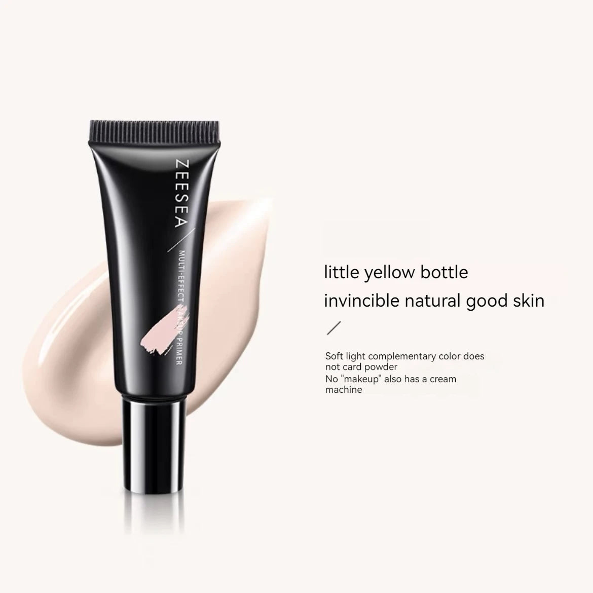 ZEESEA 3in1 Primer Concealer BB Cream Makeup Base Natural Liquid Foundation  Longlasting Invisible Pores Whitening Grooming