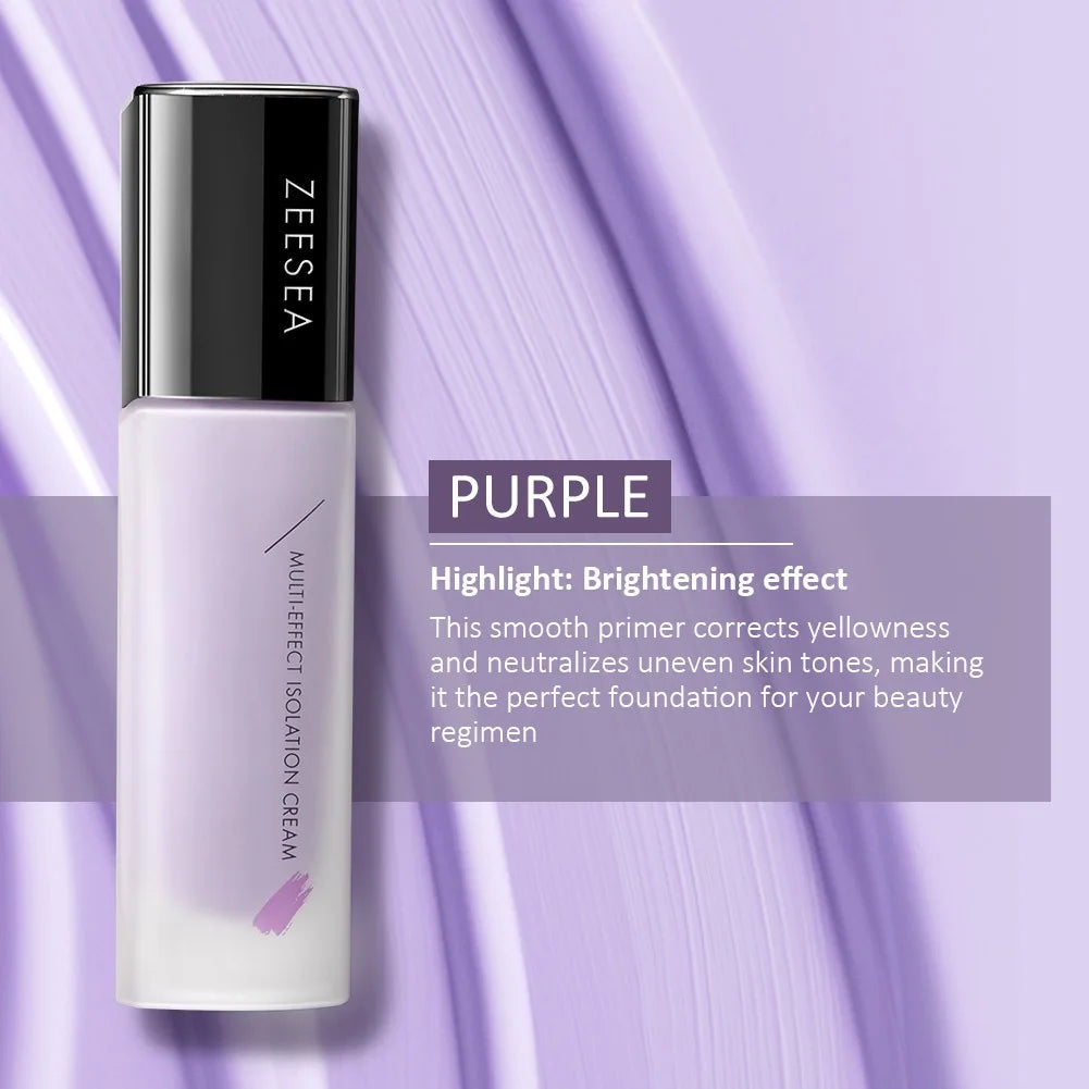 ZEESEA 3in1 Primer Concealer BB Cream Makeup Base Natural Liquid Foundation  Longlasting Invisible Pores Whitening Grooming