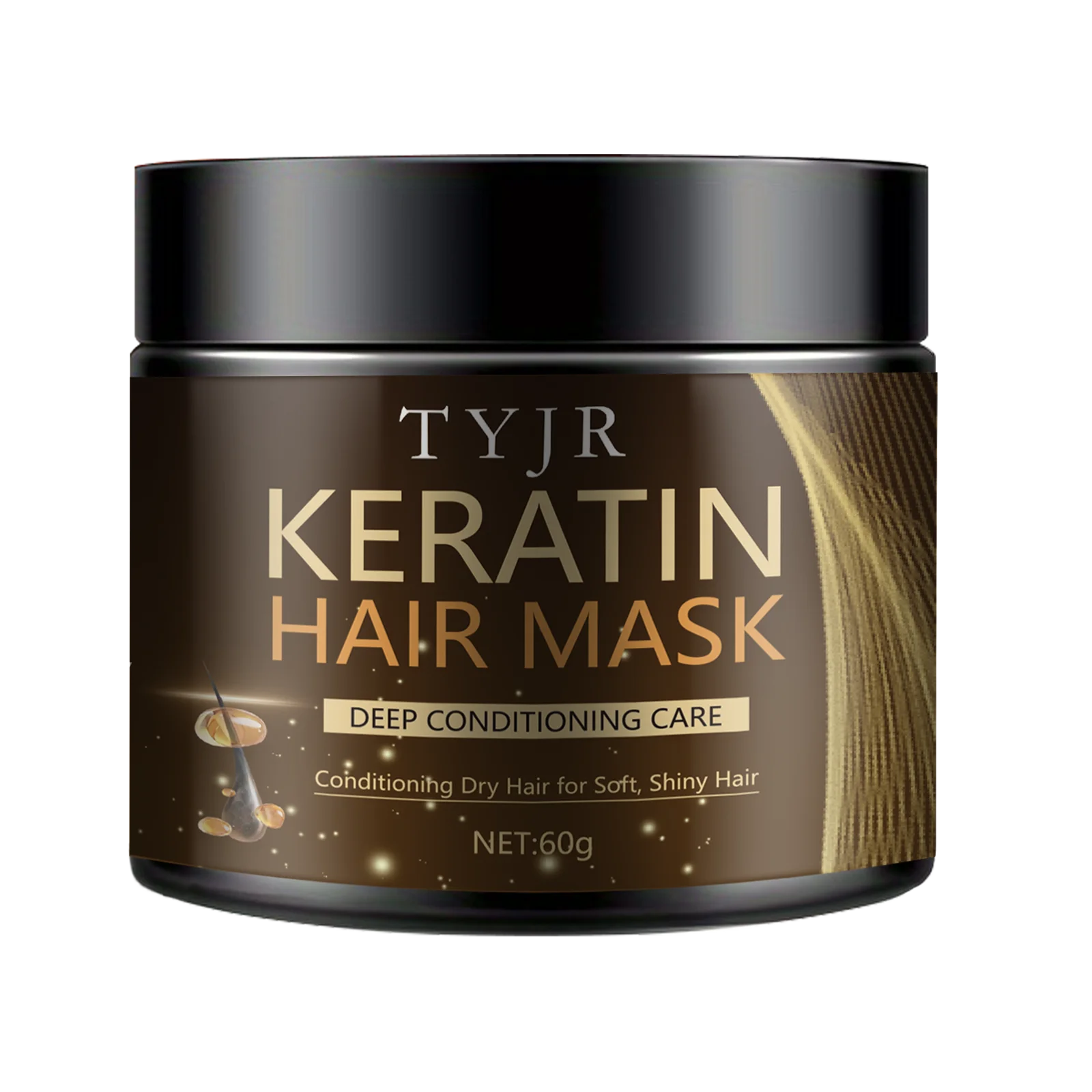 Magical Keratin Hair Mask 5 Seconds Fast Repair Damaged Frizzy Hair Soft Smooth Shiny Straightening Deep Moisturizing Hair Care