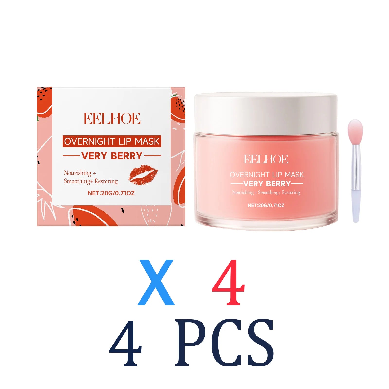Lip Mask Berry Overnight Lip Sleeping Mask Stuffer Luxurious Lip Care for Dryness & Flaky Skin Moisturizing Without Greasiness