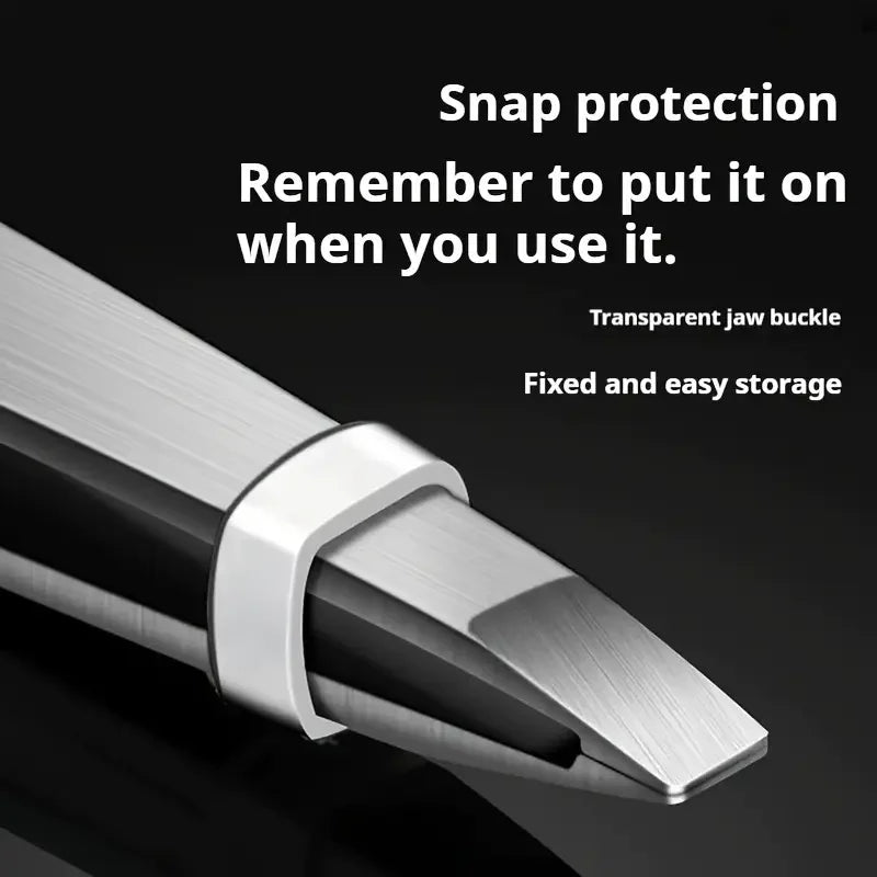 4pcs Professional Tweezers Set Stainless Steel Perfect for Grooming Eyebrow Hair Removal Splinter and Ingrown Hair Removal More