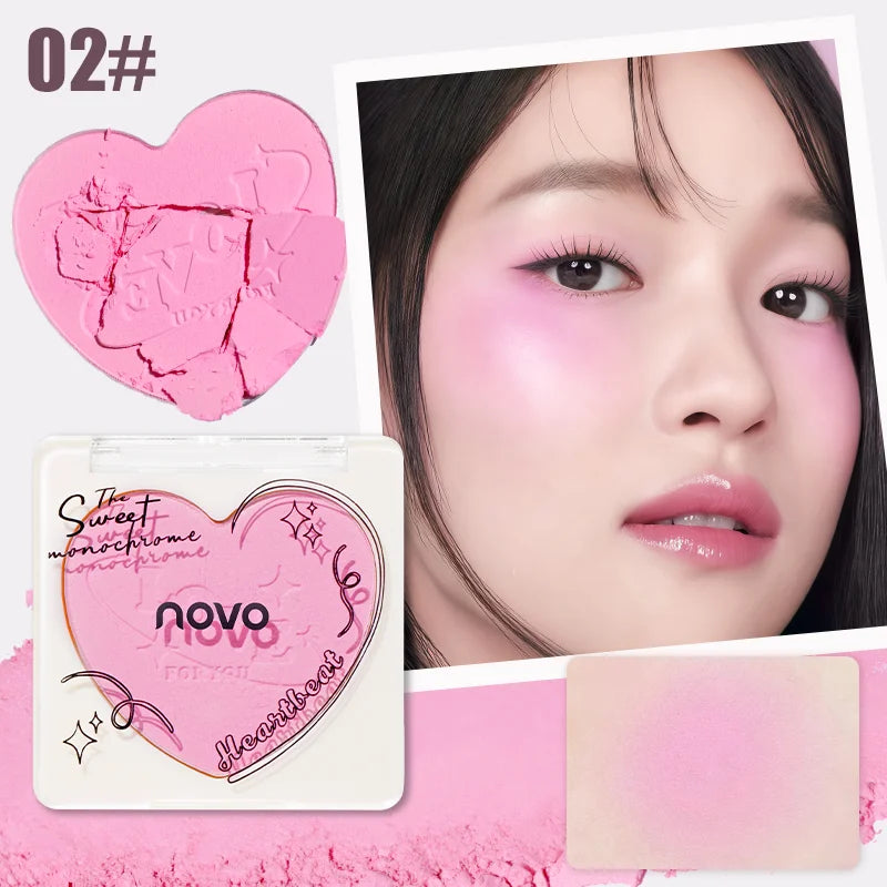 Cheek blush, mixed colors, powder blush, contouring and highlighting the face, sparkling or matte, lightweight, smooth